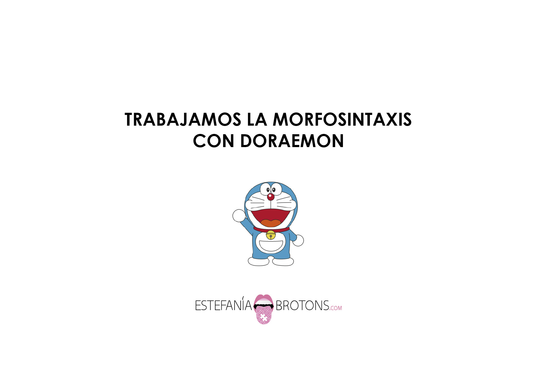 Doraemon-Morfosintaxis